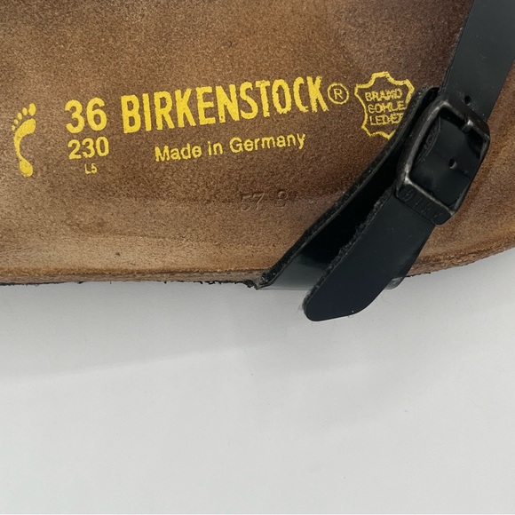 BIRKENSTOCK Piazza Birko-Flor Patent Leather Black 36 - Picture 3 of 9